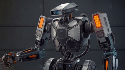 Rugged industrial robot with advanced mechanical design