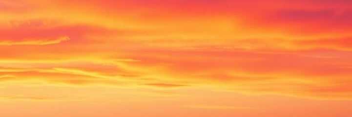 Abstract watercolor background depicting a sunset sky in hues of orange and purple, background, sunset