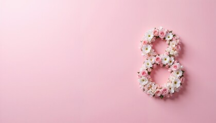 Figure eight of roses, postcard