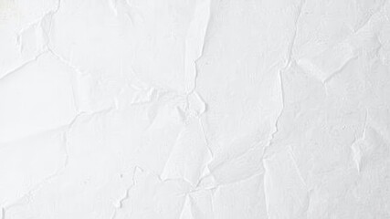 Obraz premium Close up of a white paper texture background with rough fibers and creases, vintage, copy space, close up