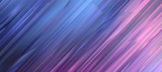Fototapeta premium Abstract composition in shades of blue and purple, featuring sharp diagonal lines creating a balanced and stylish geometric design.
