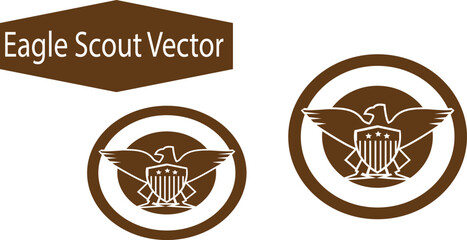 Eagle scout vector