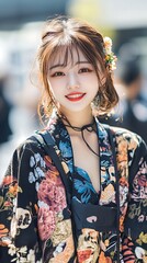 Fototapeta premium 日本人女性