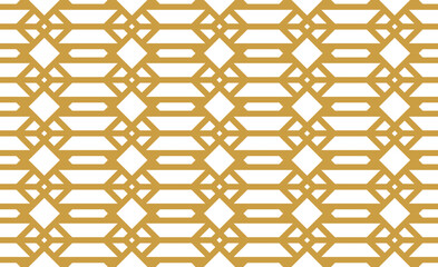 Seamless Repeat Geometric  Islamic Moroccan Pattern