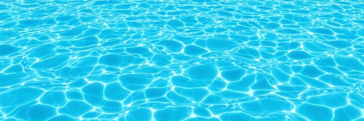 Obraz premium Blue water wave texture background with ripples and reflections, surface, ocean