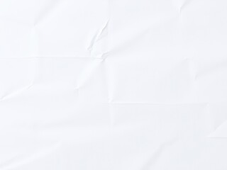 Fototapeta premium Close-up shot of a white paper texture background with slight creases and imperfections, backdrop, white