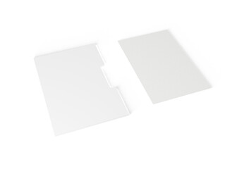 Professional Stationery Folder Mockup