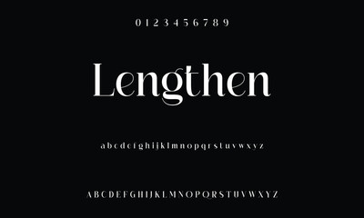 Luxury serif font in modern style. Elegant wedding alphabet letters font and number. Typography Luxury classic lettering serif fonts decorative vintage retro logo