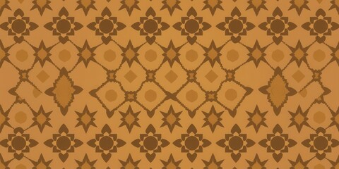 Flat outlined Moroccan seamless pattern with intricate geometric shapes and symmetry, background, texture, Moroccan