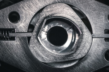 Low pressure diesel pump of modern vehicle, sliding vane and rotary piston type.
