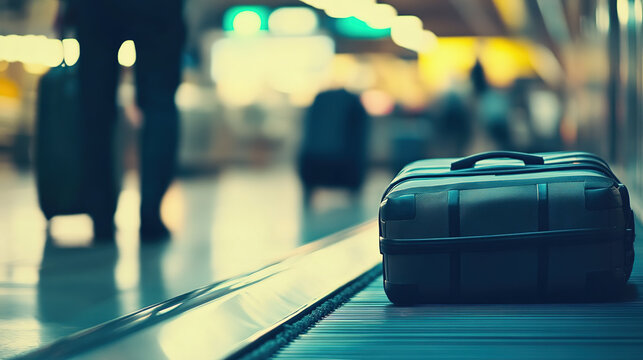 Security personnel meticulously inspecting luggage at airport checkpoint, ensuring safety and compliance with travel regulations. The scene emphasizes the importance of thoroughness in maintaining pub