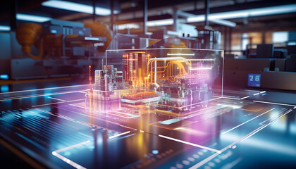 Obraz premium Energy efficient production