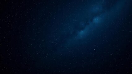 Obraz premium Twinkling stars on a dark night sky, midnight, space