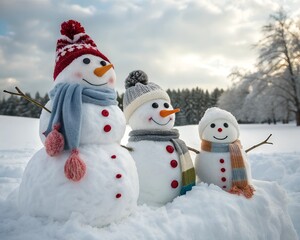 Fototapeta premium snowman
