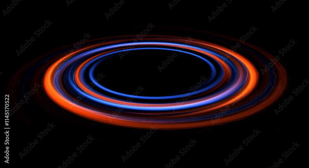 Canvas Prints glow swirl light effect. circular lens flare. abstract rotational lines. power energy element. lumin