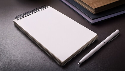 memo, notebook, pen, book, record, writing, stationery, work, desk, blank, concept, close-up
