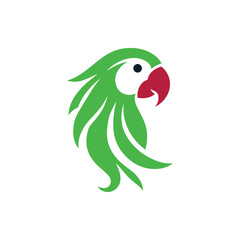 Parrot Logo Vector Illustration