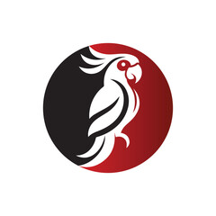 Parrot Logo Vector Illustration