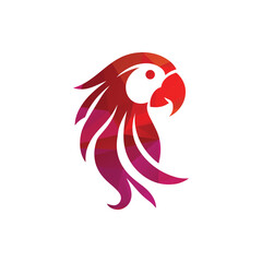 Parrot Logo Vector Illustration