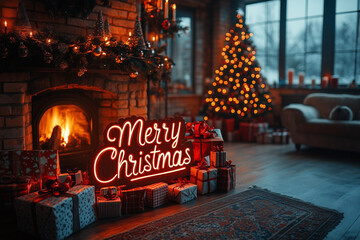 Naklejka premium Joyeux noël
