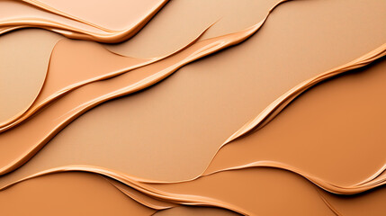 Liquid Foundation Swirls on Textured Background
