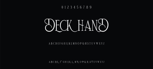 Luxury serif font in modern style, this typeface has a big set of ligatures and alternates and can be used for logos