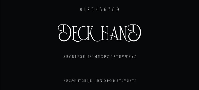 Luxury serif font in modern style, this typeface has a big set of ligatures and alternates and can be used for logos