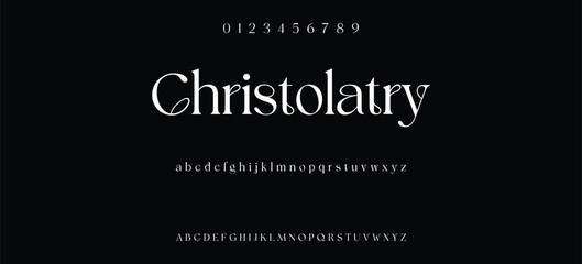 Luxury serif font in modern style, this typeface has a big set of ligatures and alternates and can be used for logos