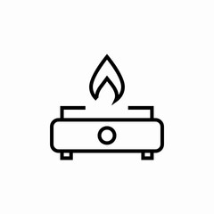 gas stove icon sign vector