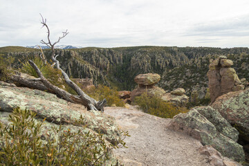 Mountain landscape at Chiricahua National Monument, Arizona