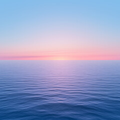 Fototapeta premium A Bright Sunset Reflected on the Water, Concealing Mysteries Beneath