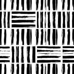 black and white pattern with lines Seamless Patterns