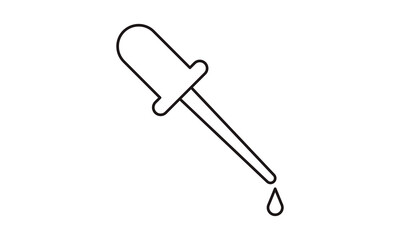 Dropper, Medicine, Health, Science, Chemistry, Liquid, Tube, Test, Experiment, Equipment free vector image icon