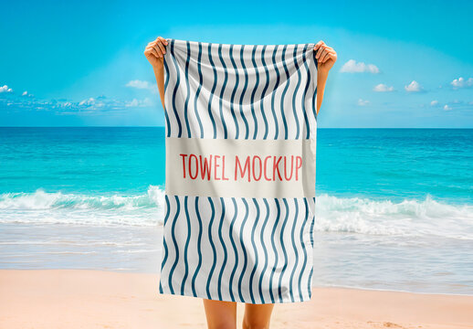 Beach Towel Mockup