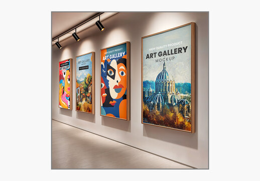 Gallery Wall Mockup