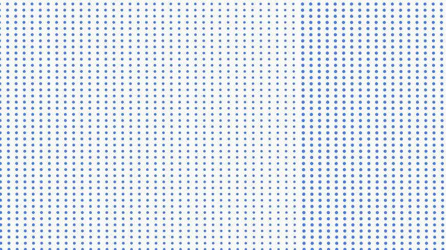 animation of blue dots on white background