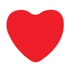 heart in red colour,heart icons,love heart. vector illustration