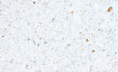 Terrazzo floor seamless pattern in top view. Polished smooth surface of marble, stone and concrete...