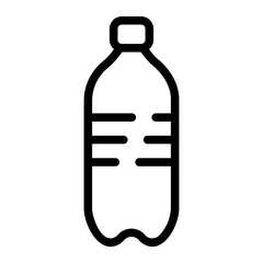 bottle line icon