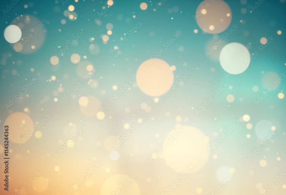 Poster abstract background with soft focus glittering lights. light particles shimmer in gradient from blue