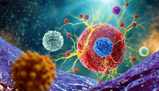 Exploring the Tumor Microenvironment Interactions Between Cancer Cells, TCells, and Nanoparticles in Cancer Treatment and Immune Modulation