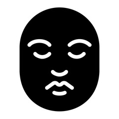 face glyph icon