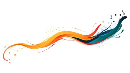 A freeform scribble snake frame with dynamic curves creating an irregular shape. No background. Designed as an abstract vector element with artistic strokes