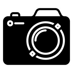 Camera icon, glyph icon style