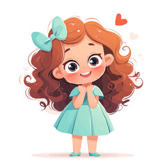 Sleek Hairstyle – A Perfect Fusion of Sleek Shine, Defined Style, and Elegant Texture in Flat 2D Illustration
