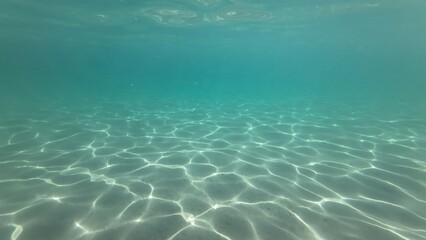Underwater aegean beach