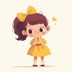 Wavy High Ponytail Hairstyle – A Stunning Vector Illustration for Modern Hair Design and Beauty
