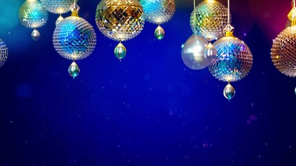 Static video with gently swaying twinkling lights and color transitions - Powered by Adobe