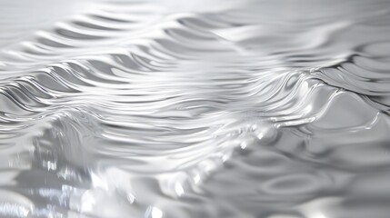 A rippled glass surface with light and shadow creating wave-like patterns.
