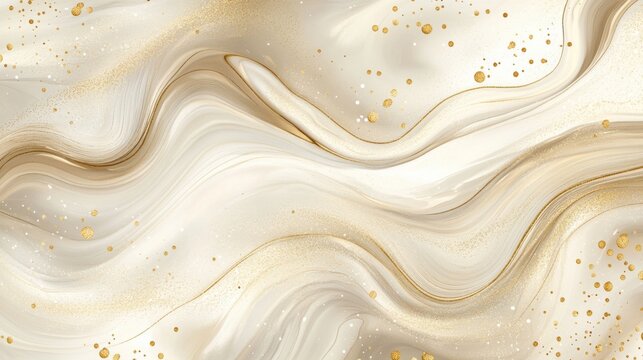 Fondo abstracto en tonos cremosos y dorados